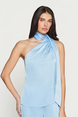 Caliope Hammered Scarf Blouse