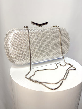 Victoria Evening Bag - Silver
