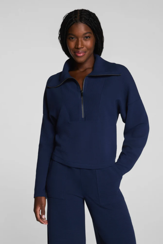 AirEssentials French Rib Half Zip