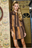 Brown Paneled Denim