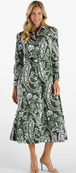 Wild Paisley Navy Loden