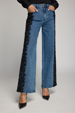Georgia Lace Combo Jeans