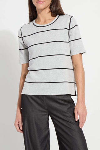 Odessa Reversible Knit Short Slv Tee