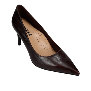 Vaneli Debs Heel - Brown Leather