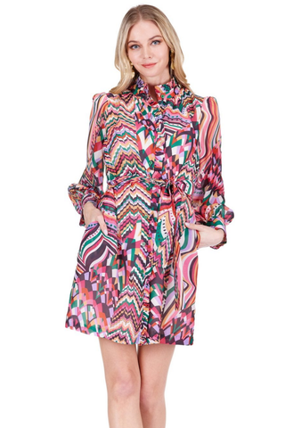 Ruffles Shirtdress