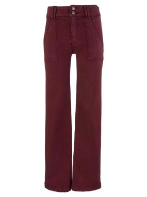 Jodi Twill High Rise Straight Leg