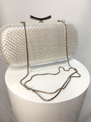 Victoria Evening Bag - Silver